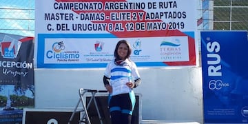 Giovanna Loiudice, la rosarina que no tiene límites y la rompe en ciclismo.