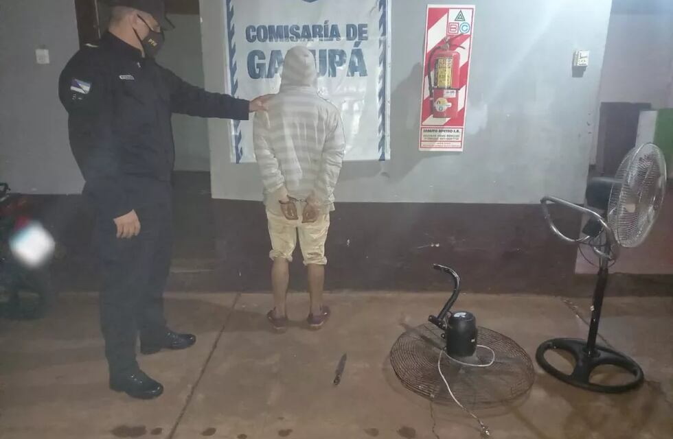 Terminó detenido tras sustraer ventiladores de una capilla