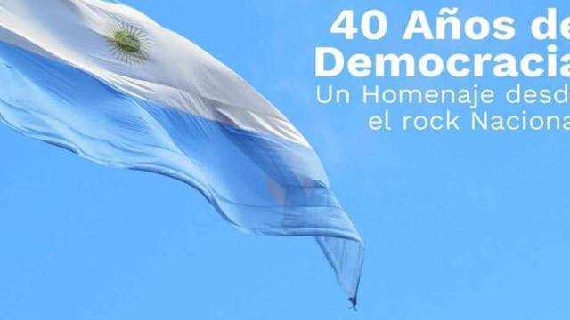 Concierto homenaje a los 40 años de Democracia en Argentina