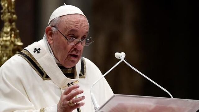 El Papa Francisco dijo que "la guerra borra el futuro".