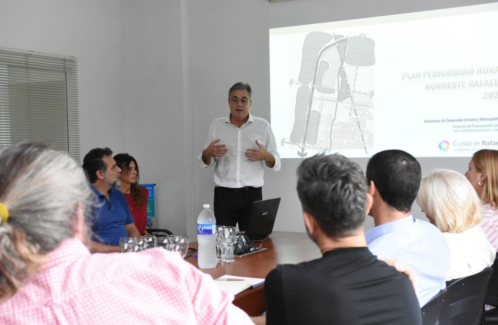 Presentaron el Plan Periurbano Rural Noroeste Rafaela