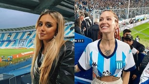 La amistad menos pensada: La Joaqui y More Beltrán fueron juntas a la cancha de Racing y grabaron un divertido video