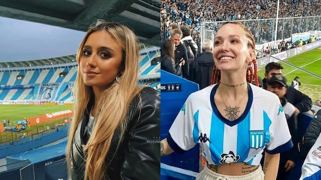 La amistad menos pensada: La Joaqui y More Beltrán fueron juntas a la cancha de Racing y grabaron un divertido video