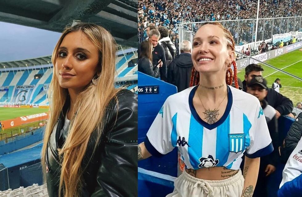 La amistad menos pensada: La Joaqui y More Beltrán fueron juntas a la cancha de Racing y grabaron un divertido video