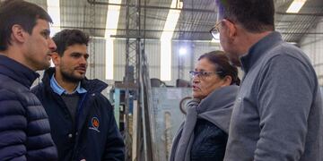 Germán Bottero y Leo VIotti recorrieron HB Maquinarias