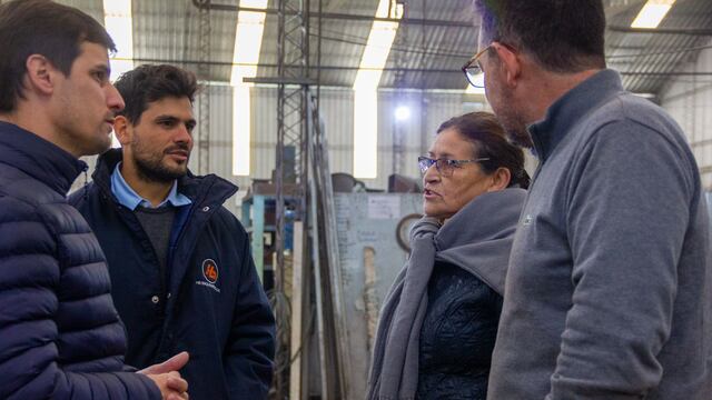 Germán Bottero y Leo VIotti recorrieron HB Maquinarias