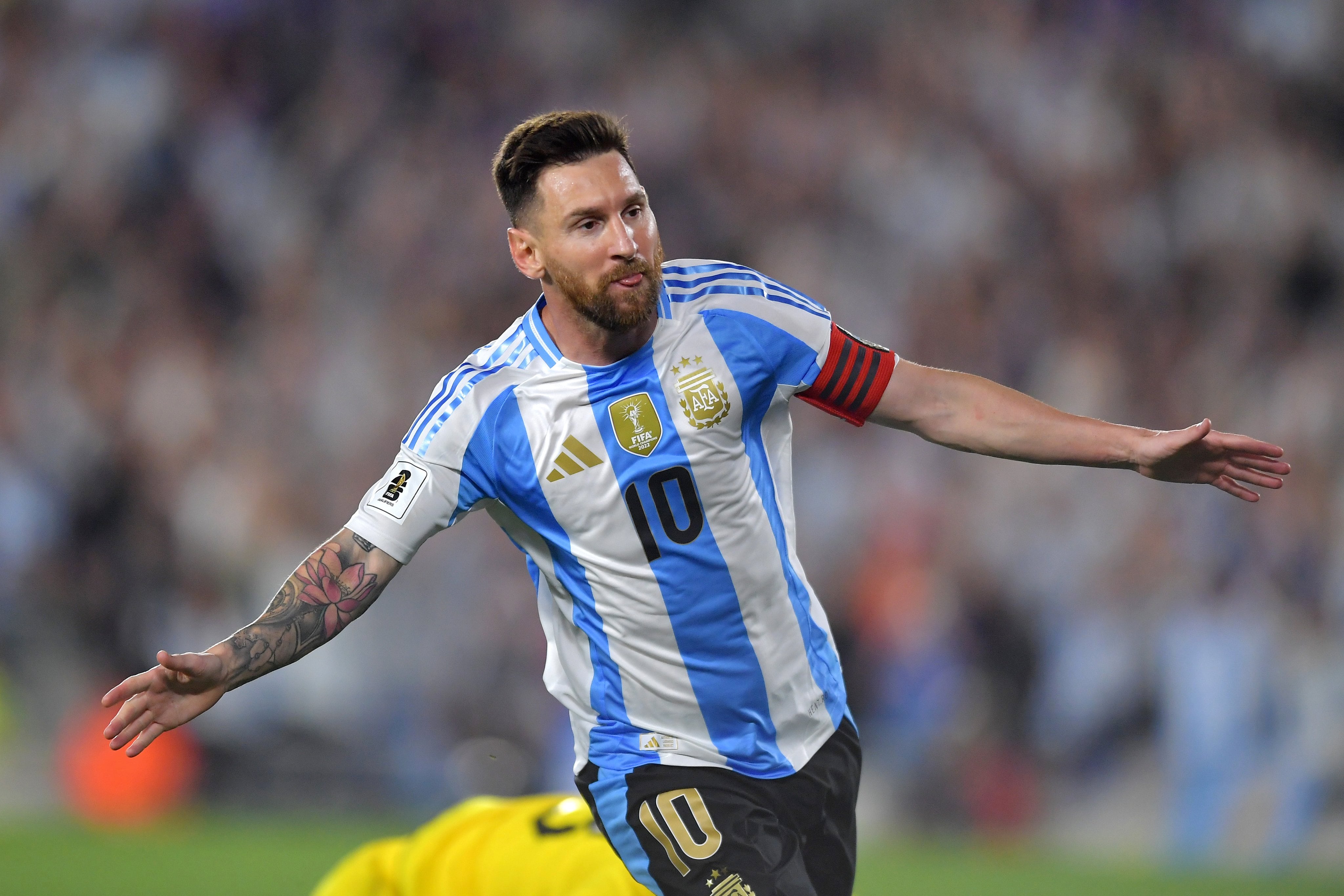 Lionel Messi volvió a jugar en suelo argentino y marcó el 1-0 de la Selección Nacional ante Bolivia. / Gentileza.