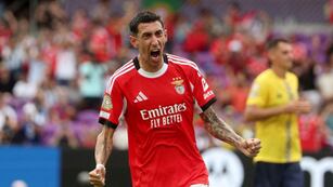 Di María jugó su último partido con Benfica.