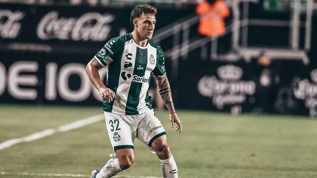 Bruno Barticciotto, ex Talleres, anotó su primer gol en la liga mexicana (Santos Laguna).
