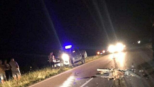 AAccidente ocurrido sobre Ruta Nacional 95, a la altura del Km. 1002, Chaco, donde falleciera el rafaelino Juan Carlos Ruiz Díaz