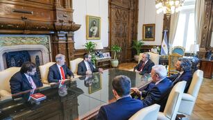 Alberto Fernández se comprometió a redoblar acciones para liberar a argentinos secuestrados en Gaza. / Foto: Presidencia
