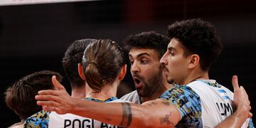 La Selección Argentina de vóley competirá con Brasil por la medalla de bronce.