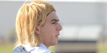 En 2021, Julio Buffarini estuvo en una práctica de Talleres, en el predio albiazul.