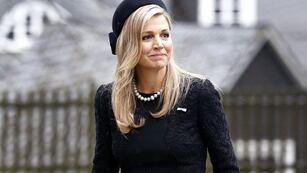 Elegante y con mucho glamour: el sofisticado look que eligió Máxima Zorreguieta