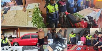 El juez federal José Díaz Vélez ordenó 11 allanamientos que se ejecutaron en las ciudades de: Bella Vista, Famaillá y San Miguel de Tucumán.