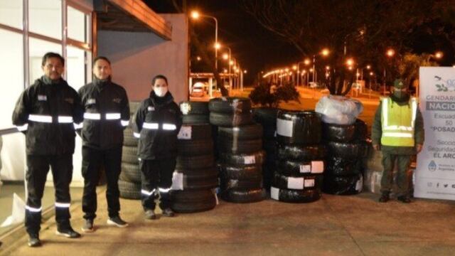 Incautan cubiertas de contrabando en Posadas.