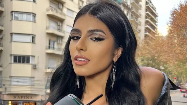El increíble vestido que Anabel Sánchez hizo a mano para su presentación en el Bailando