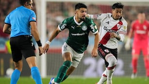 River ante Palmeiras, por Copa Libertadores. (AP /Gustavo Garello).