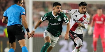 River ante Palmeiras, por Copa Libertadores. (AP /Gustavo Garello).