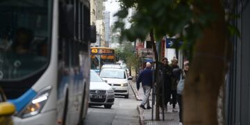 Córdoba. Complicaciones en el tránsito en el Centro de la ciudad (José Hernández/La Voz).