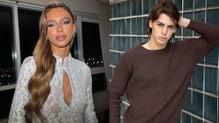 Juanita Tinelli junto a Benicio Gravier.