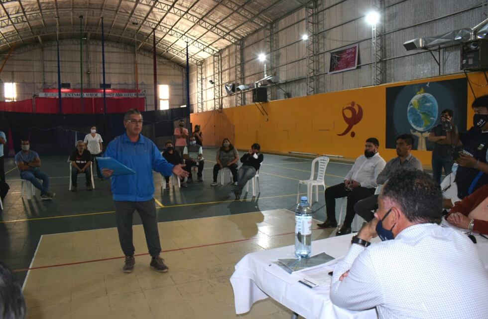Mesa de dialogo: entre autoridades locales, el vice gobernador, Eugenio Quiroga y la Federación de Uniones Vecinales