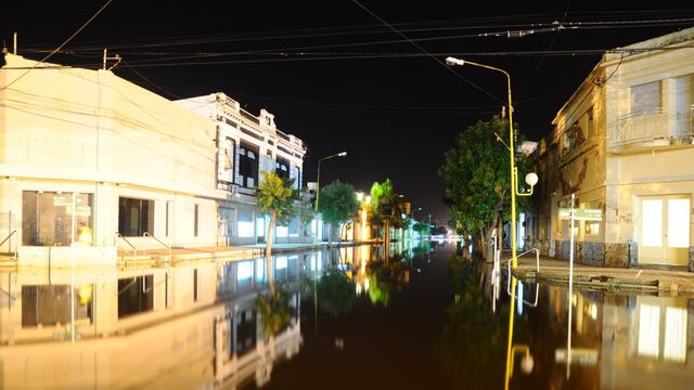 Inundación en Balnearia