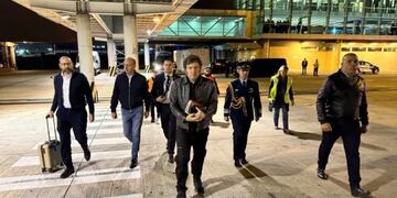 Javier Milei emprendiendo una nueva gira internacional.