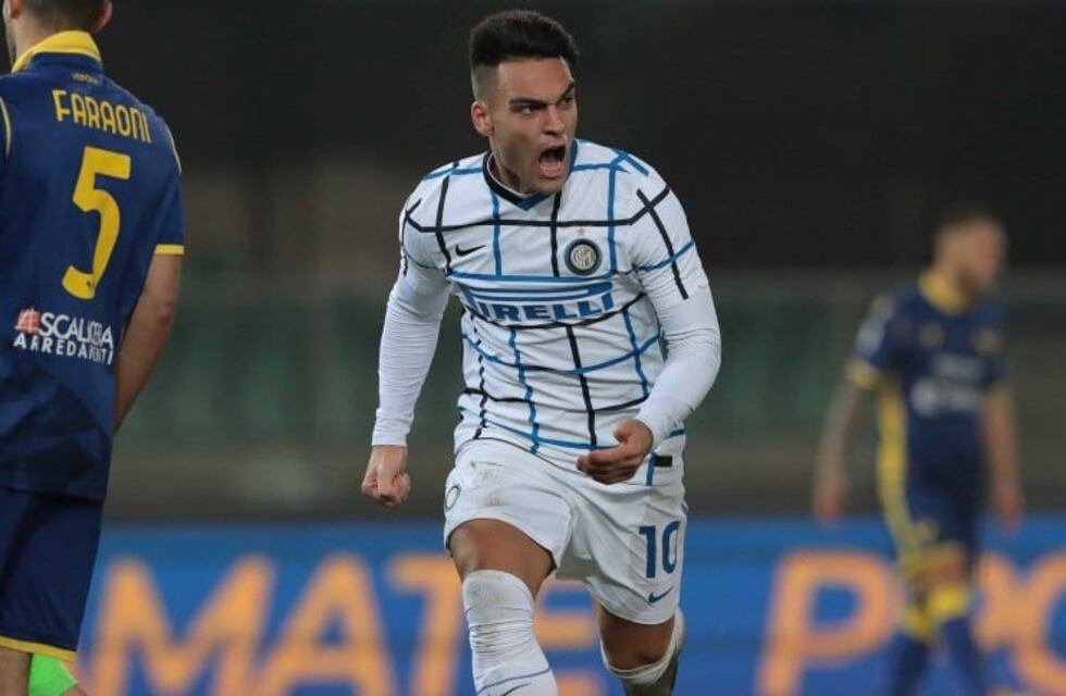 Gol del bahiense Lautaro Martínez para la victoria del Inter