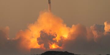 Exitoso lanzamiento de Starship, la nave de SpaceX. Foto: La Voz