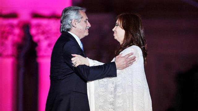 Juntos. Alberto y Cristina Fernandez. (La Voz / Archivo)