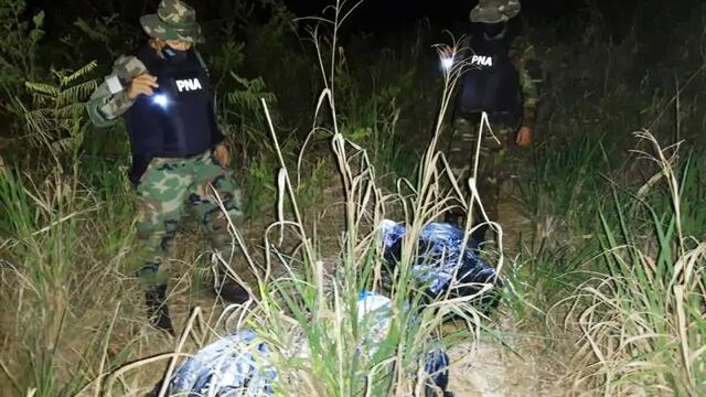 Prefectura Naval Argentina secuestró marihuana en Santa Ana.