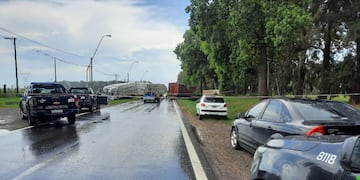 El impacto se produjo sobre la Ruta Provincial 21 a la altura del Cottolengo Don Orione. (@redsegvial)