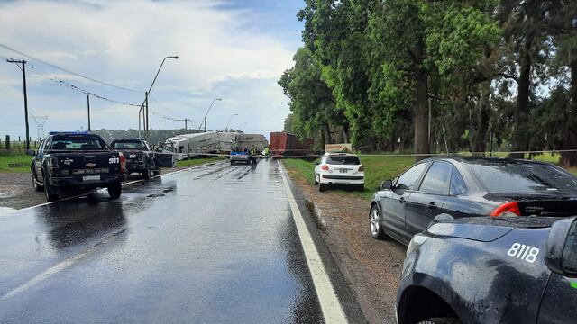 El impacto se produjo sobre la Ruta Provincial 21 a la altura del Cottolengo Don Orione. (@redsegvial)