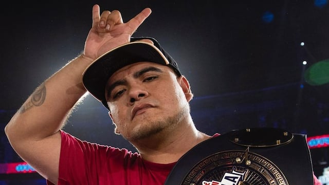 Aczino es el primer tricampeón Internacional de Red Bull Batalla (Foto: @redbullbatalla)