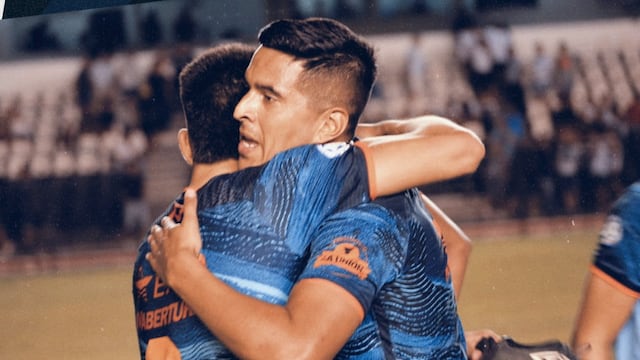 Martín Pino y su momento goleador en Brown de Madryn, con la intención de volver a Instituto (Prensa Brown de Madryn).