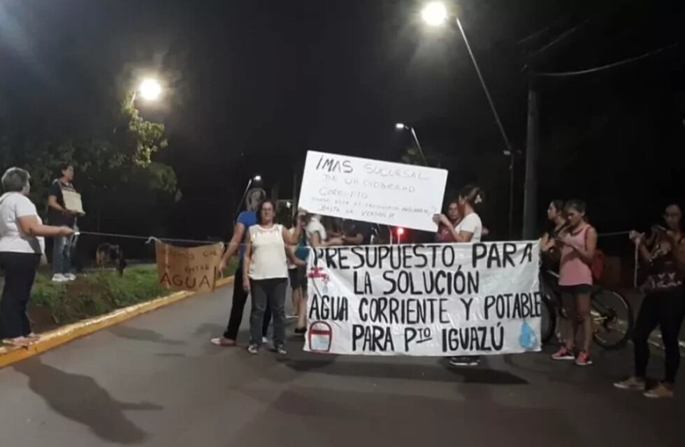 Continúan los problemas de agua en Puerto Iguazú