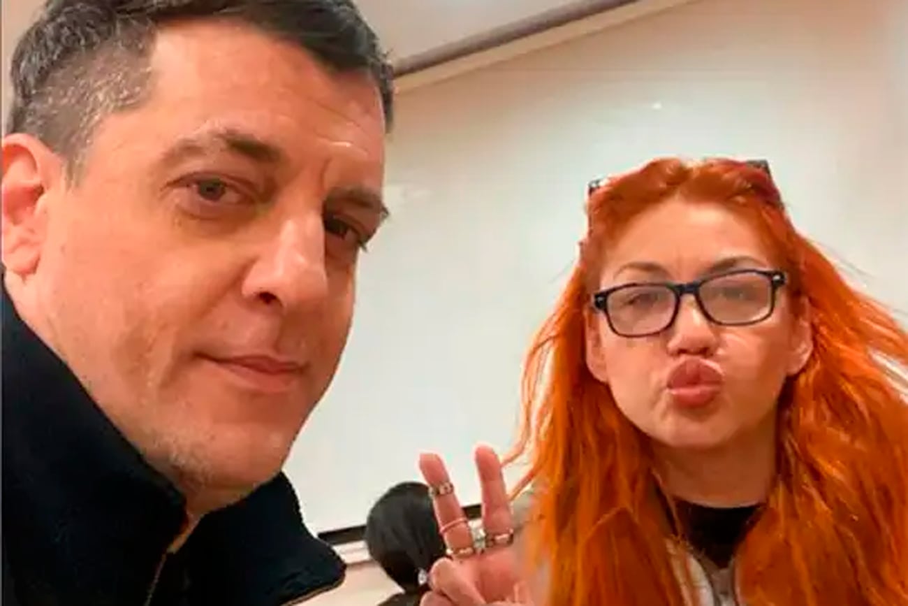 Leandro García Gómez y Lourdes Fernández. Foto: captura pantalla.