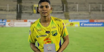 Andrés Amaya (21 años), el colombiano refuerzo de Belgrano (La Voz).