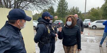 Arabela Carreras destacó la llegada de los 190 efectivos de las fuerzas de seguridad para ayudar con el conflicto mapuche