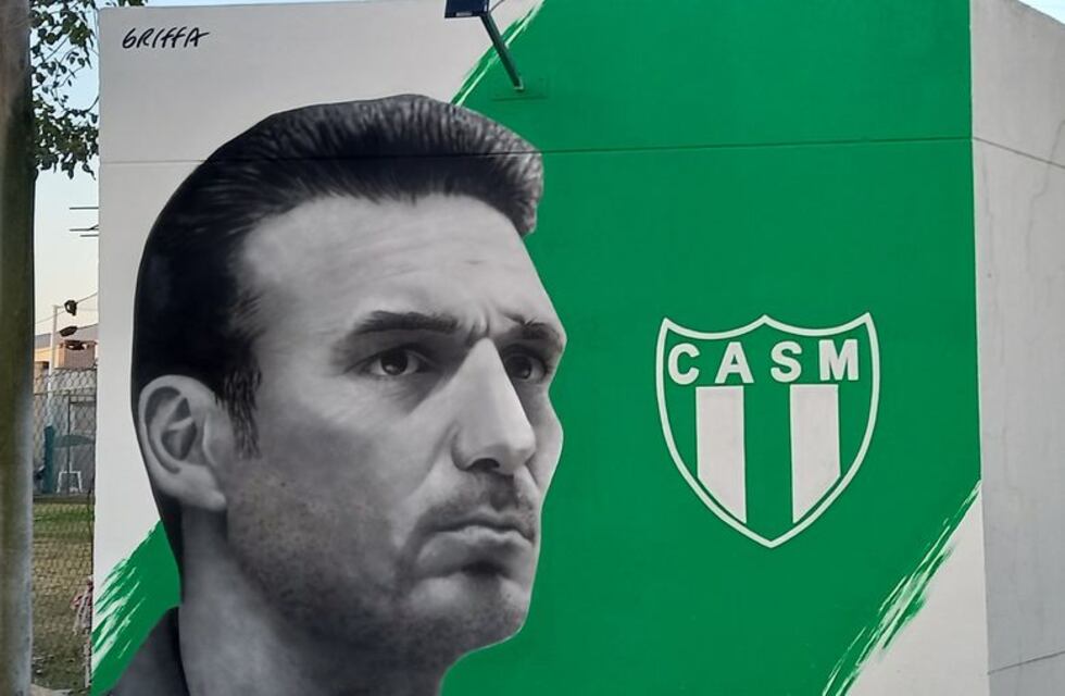 Gabriel Griffa: en dos días se estrenaron dos murales de Lionel Scaloni en Pujato