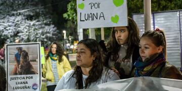 Pilar. Marcha por la muerte de Luana Ludueña. (La Voz)