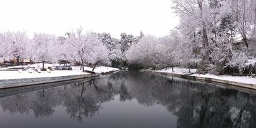 Impresionante nevada en Punilla. Localidad de Tanti. (Foto: Facebook / Turismo Tanti).