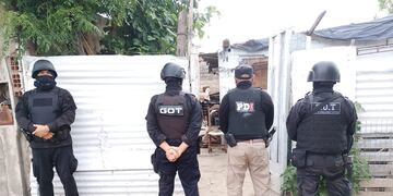 Allanamientos en los barrios Villa Dominga y Barranquitas