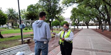 Operativos por el uso del barbijo en Rafaela