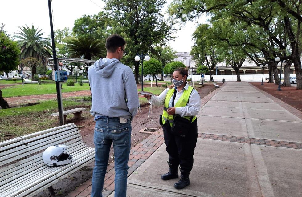 Siguen los controles para el uso del barbijo