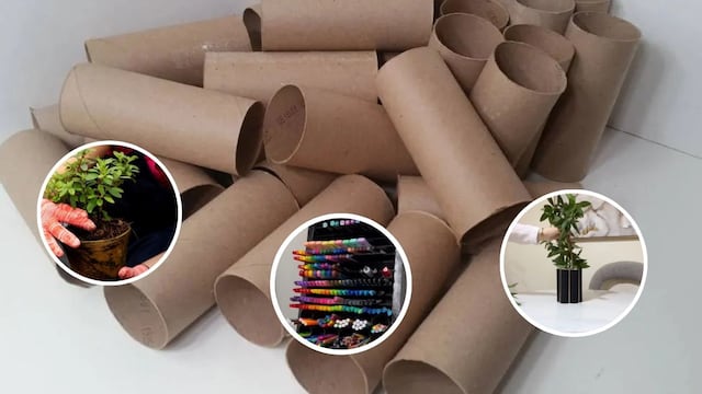 Cómo reciclar rollos de papel higiénico: tres ideas para transformar en un tesoro para la casa