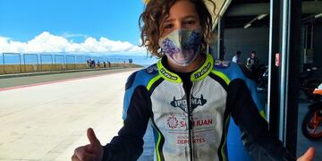 Facundo Mora, el piloto sanjuanino que con 15 años correrá en Brasil.