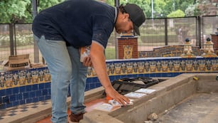 El trabajo de reparación comenzó en enero.