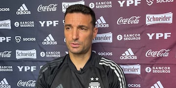 Lionel Scaloni habló en conferencia de prensa antes del partido contra Perú. (@Argentina)